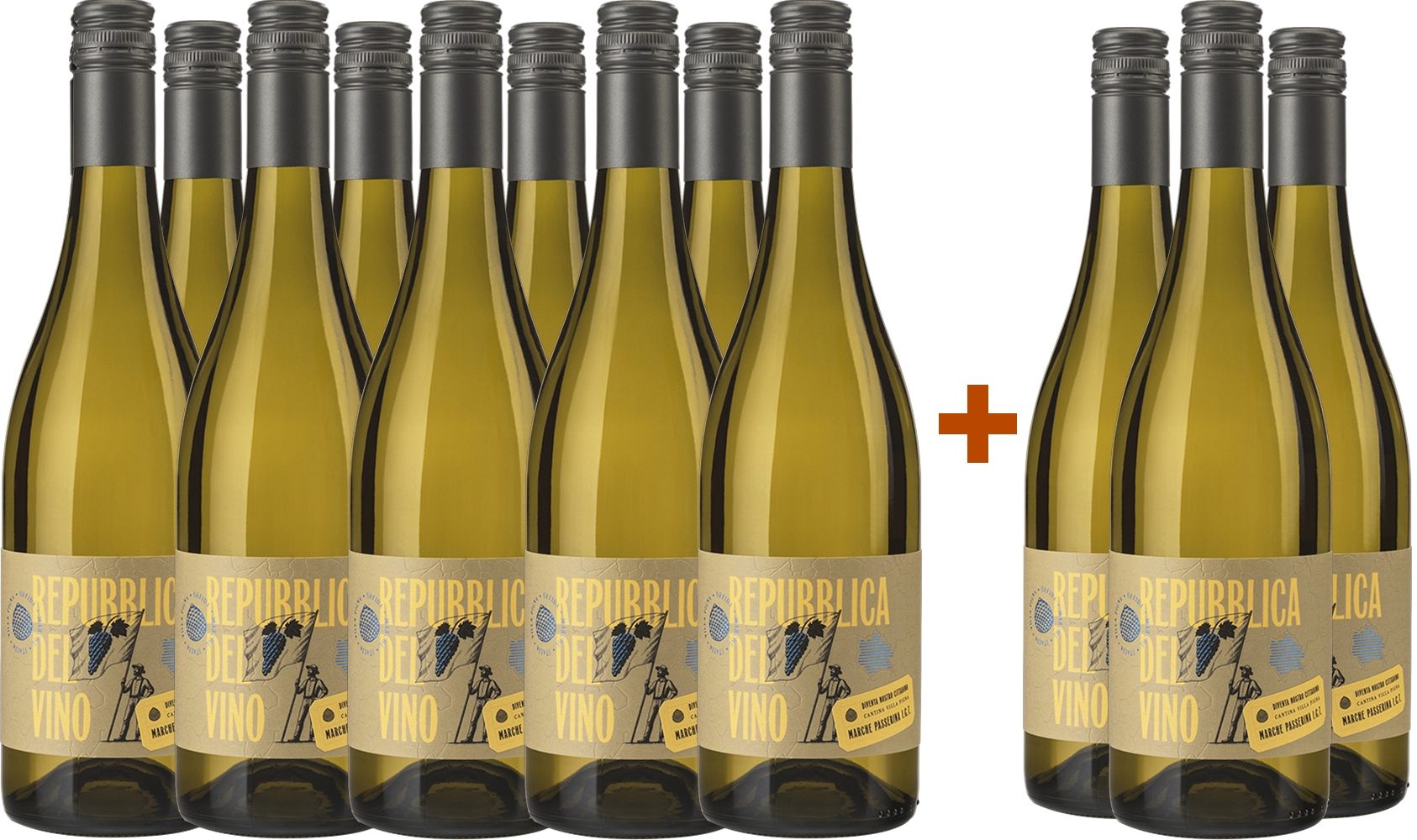 Box Promozionale Repubblica del Vino Passerina Marche IGP