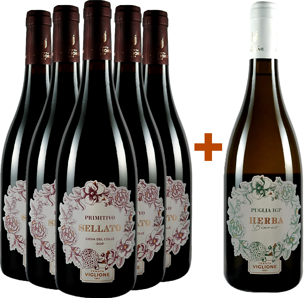 5+1 Primitivo & Verdeca/Chardonnay BIO