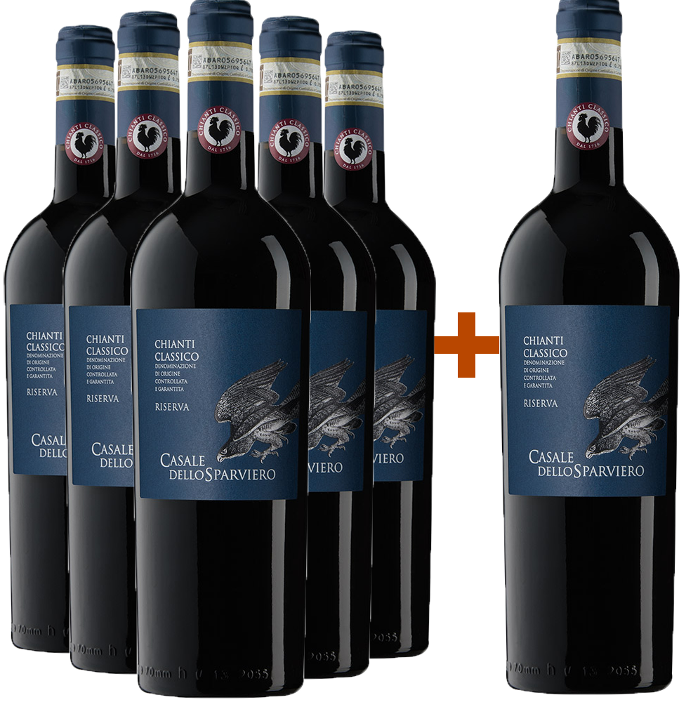 5+1 Casale dello Sparviero Chianti Classico Riserva DOCG BIO