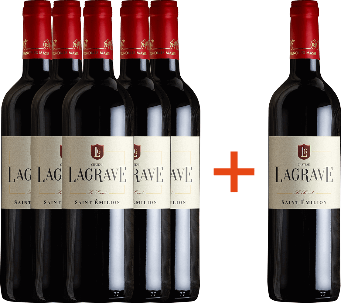 5+1 Château Lagrave Le Second Saint Emilion AOP