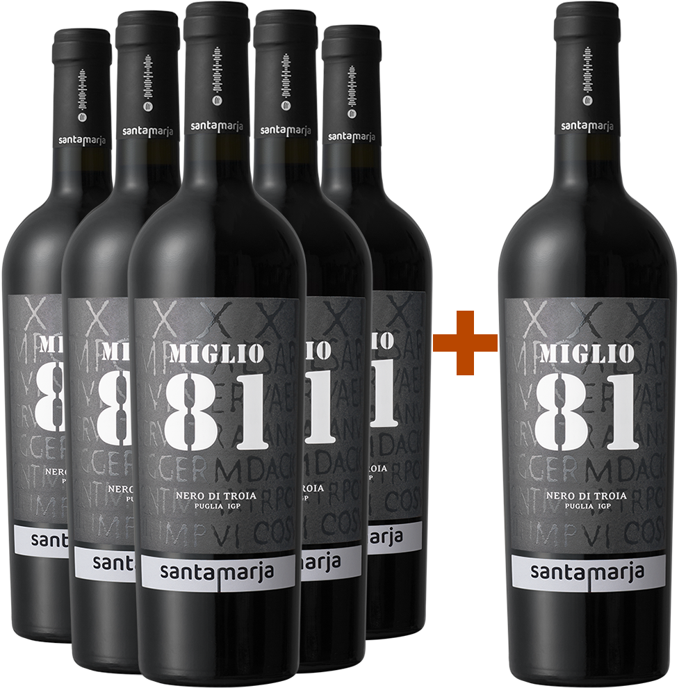 3+3 Miglio81 Nero di Troia Puglia IGP