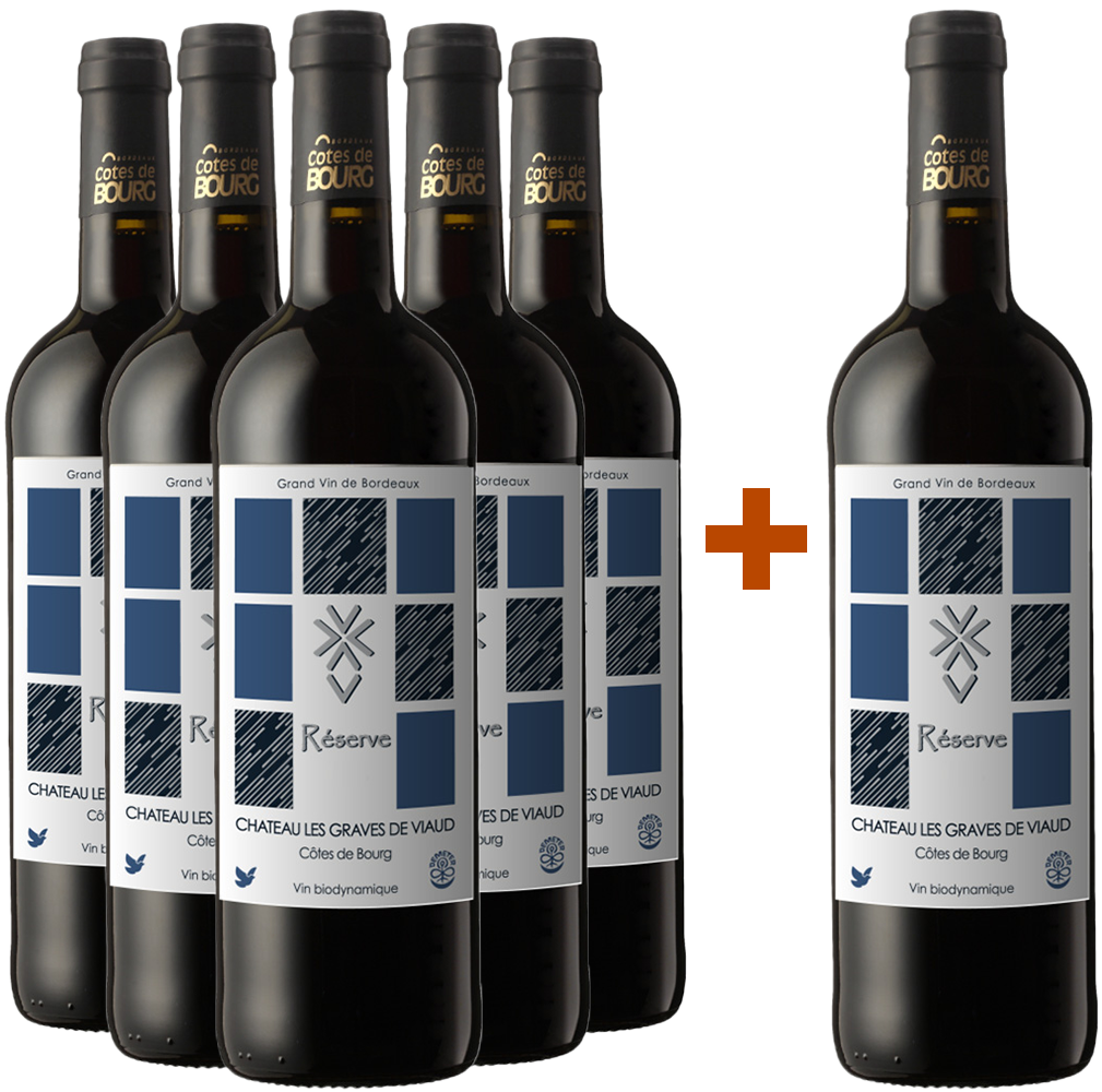 5+1 "Réserve" Côtes de Bourg AOP BIO