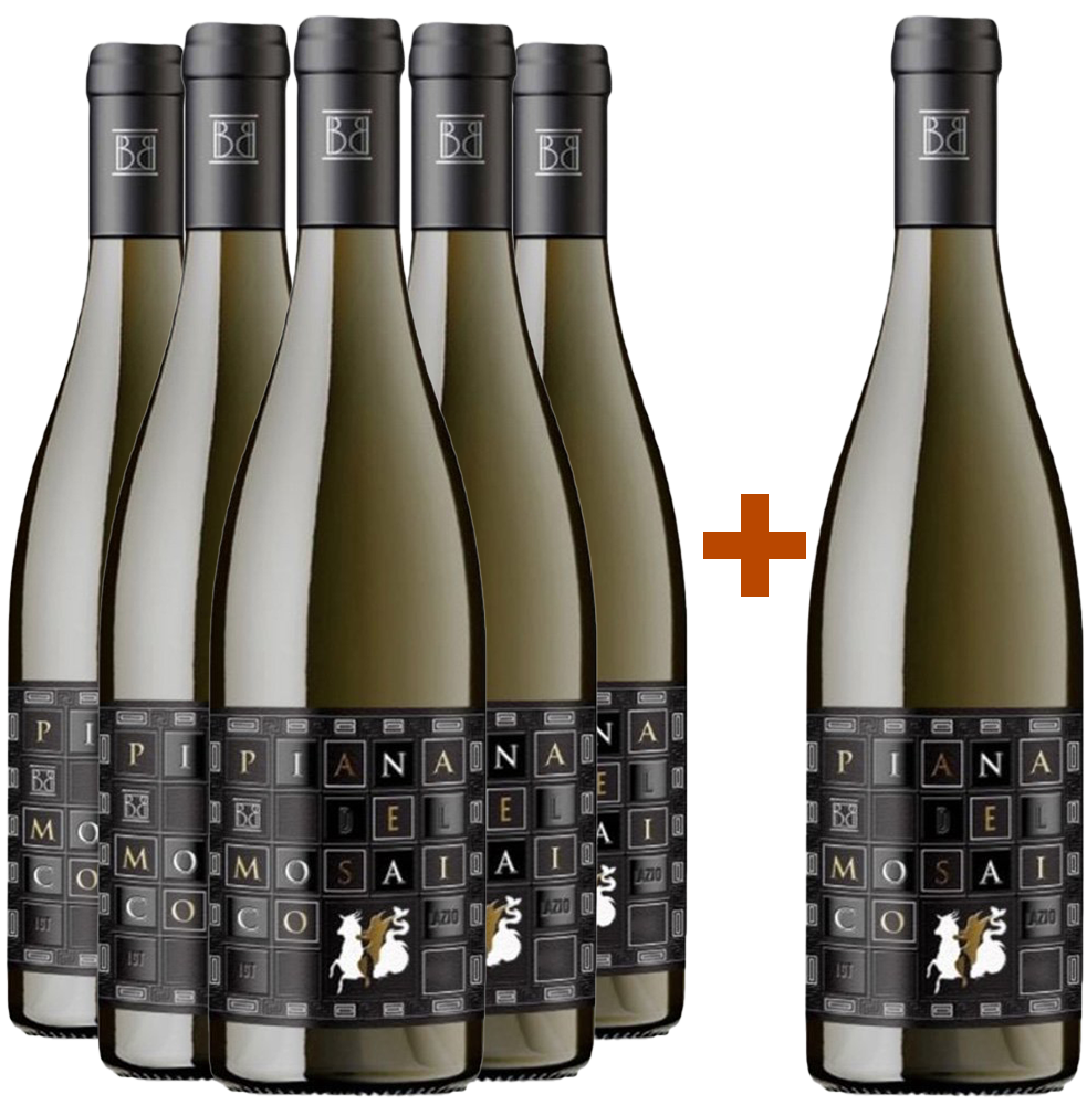 5+1 Piana del Mosaico Bianco Lazio IGP BIO