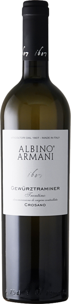 2023 Crosano Gewürztraminer Trentino DOC reflection
