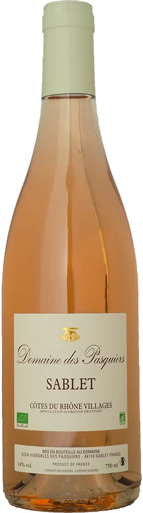 2022 Cuvée Rosé Côtes du Rhône villages Sablet AOP BIO reflection