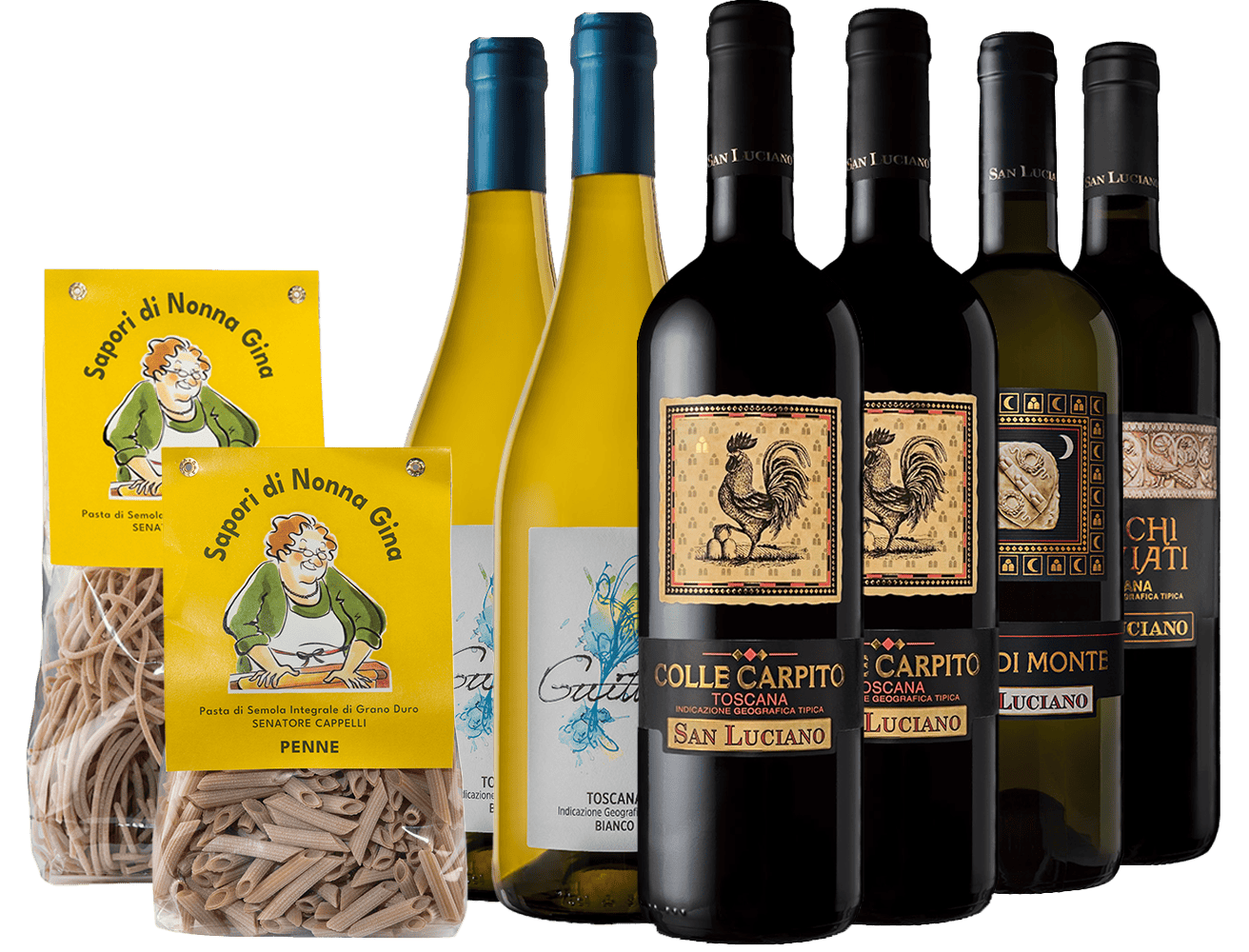 San Luciano Vini Box Degustazione con pasta