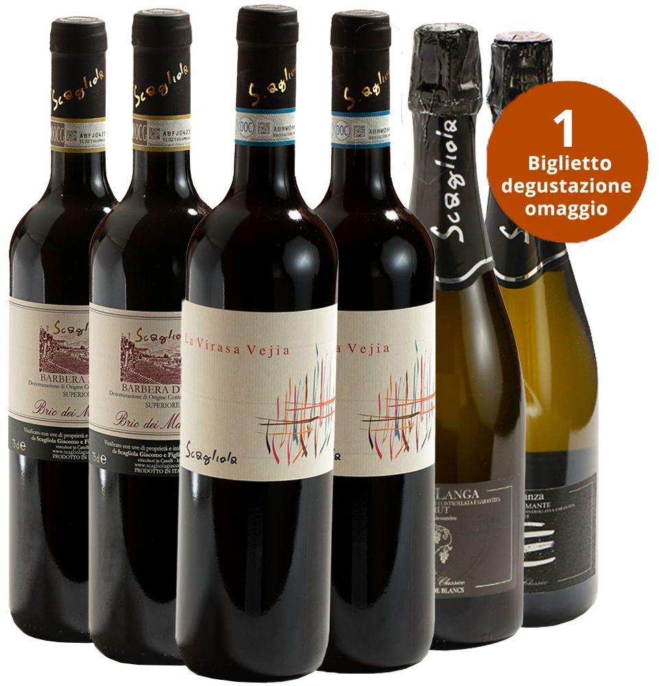 Scagliola Giacomo Box Degustazione + 1 Biglietto Visita in Cantina