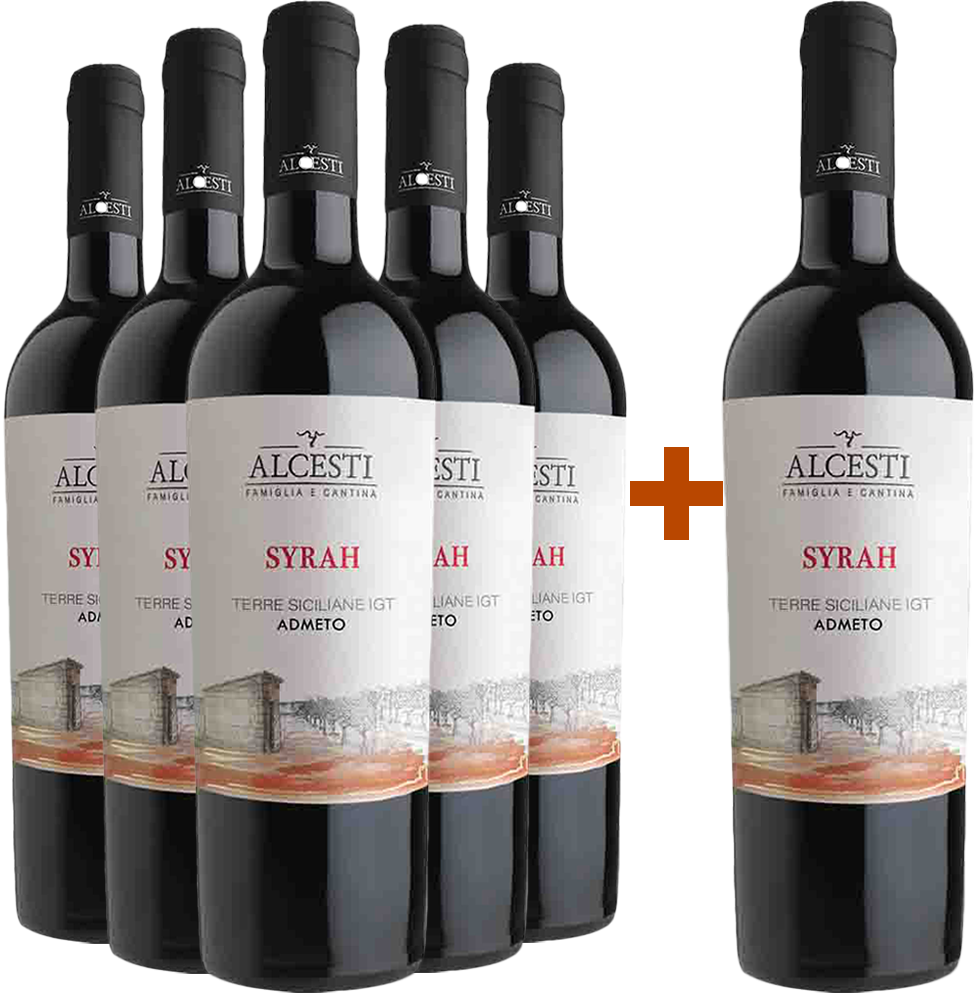 5+1 Admeto Syrah Terre Siciliane IGP