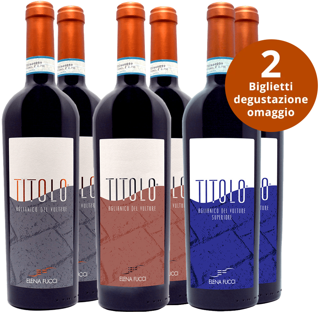 Elena Fucci Box Degustazione + 2 Biglietti Visita in Cantina BIO