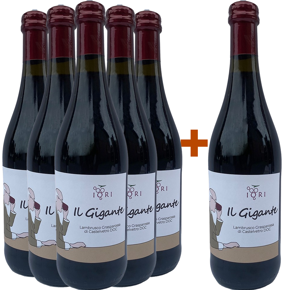 5+1 Il Gigante Lambrusco Grasparossa di Castelvetro DOC