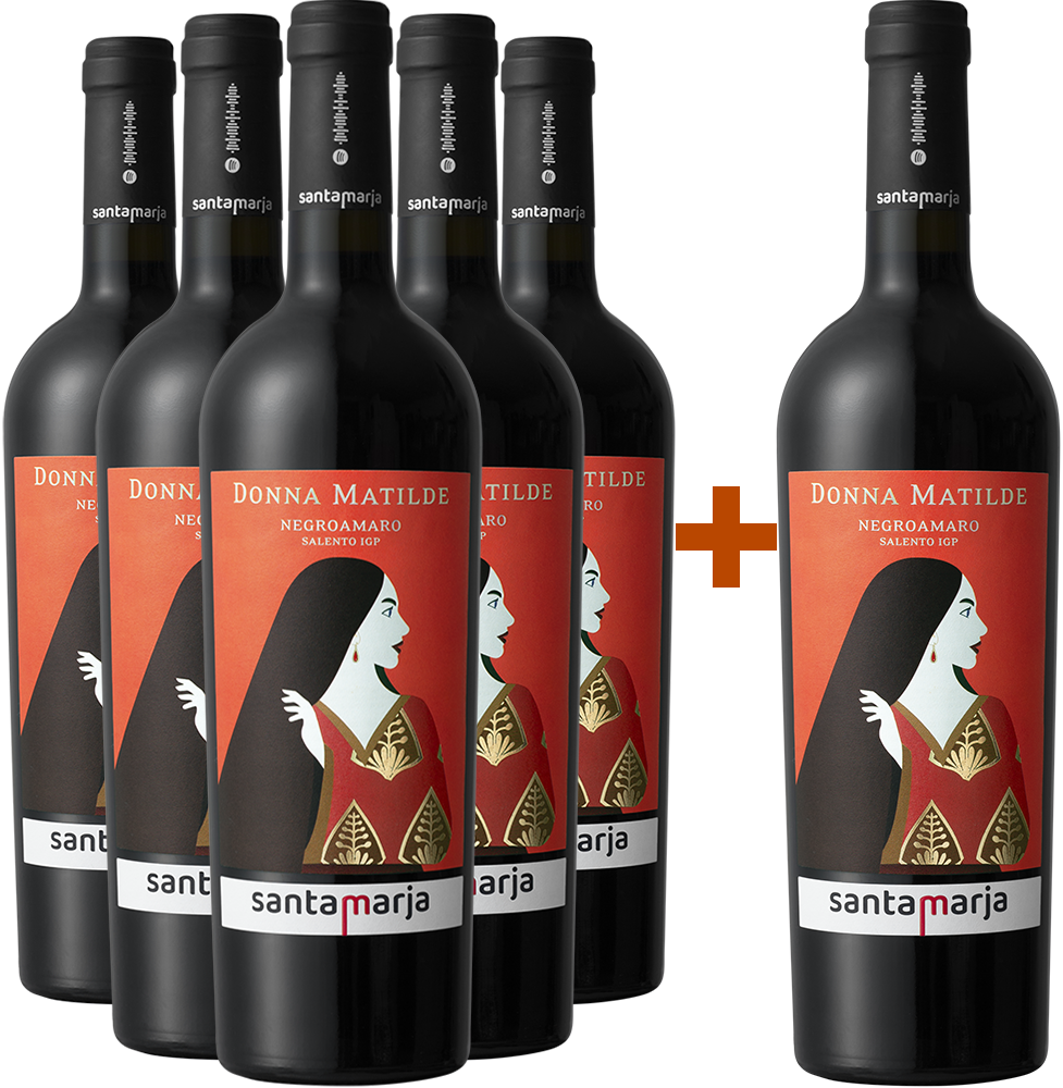 5+1 Donna Matilde Negroamaro Salento IGP