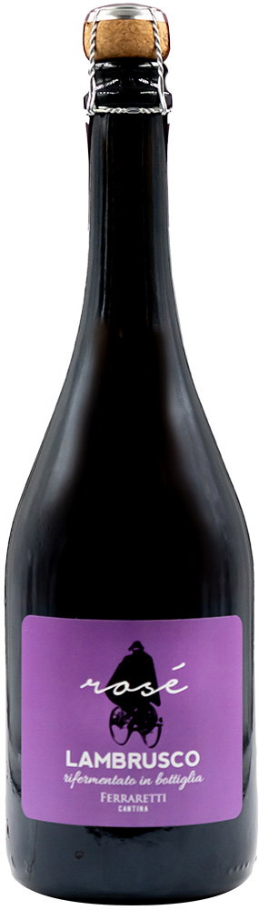 2021 Lambrusco Rosé dell'Emilia IGP Rifermentato in bottiglia poi sboccato