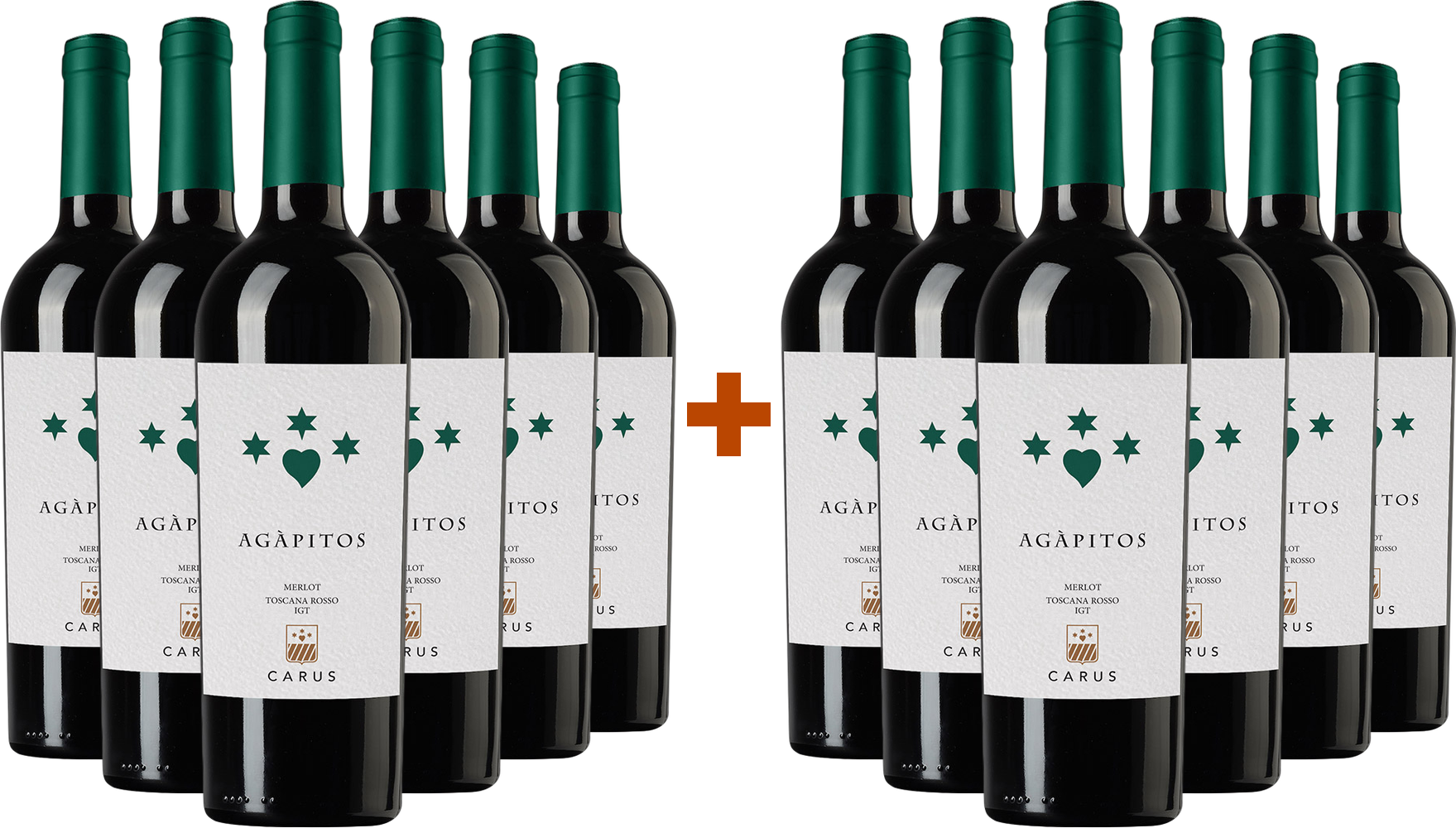 6+6 Agàpitos Merlot Toscana IGP BIO