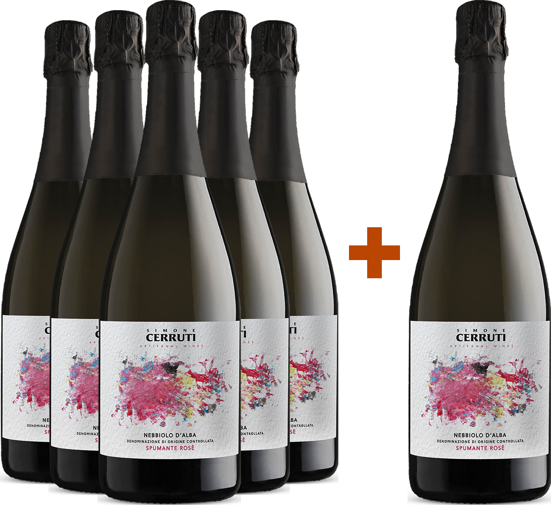 5+1 Spumante Rosè Nebbiolo d'Alba DOC