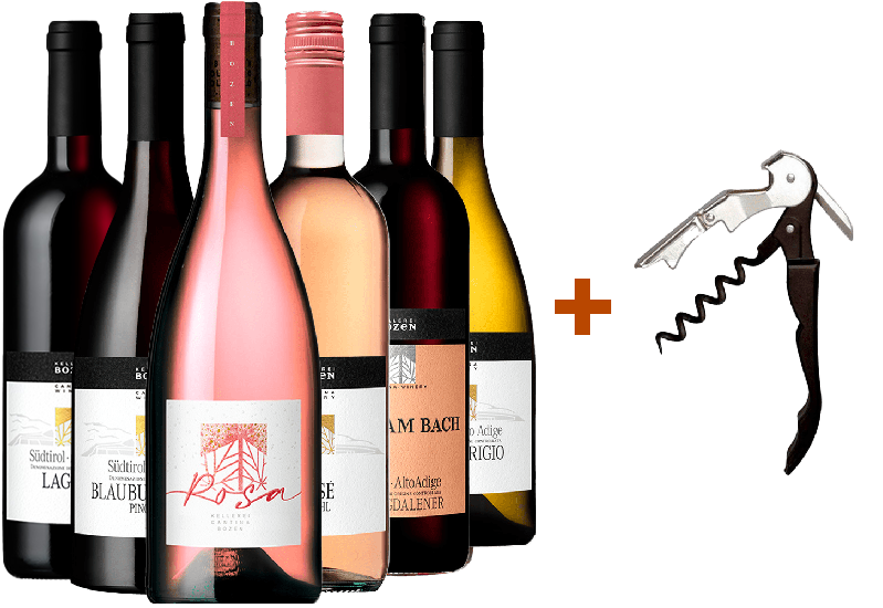 Cantina Bolzano Box Degustazione + Cavatappi