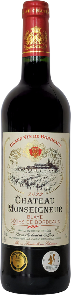 2022 Magnum Château Monseigneur Blaye Côtes de Bordeaux AOP 1,5 L