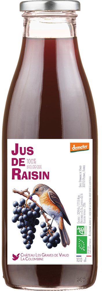 Juis de Raisin 100% logique BIO 1,0 L reflection