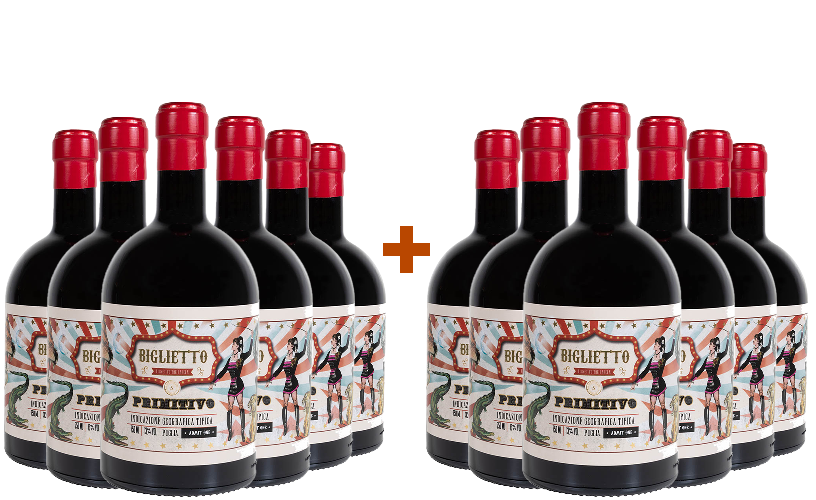 6+6 Box Promozionale Primitivo Puglia IGP