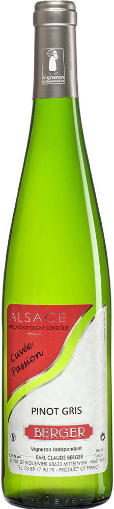2025 Pinot Gris Cuvée Passion Alsace AOP