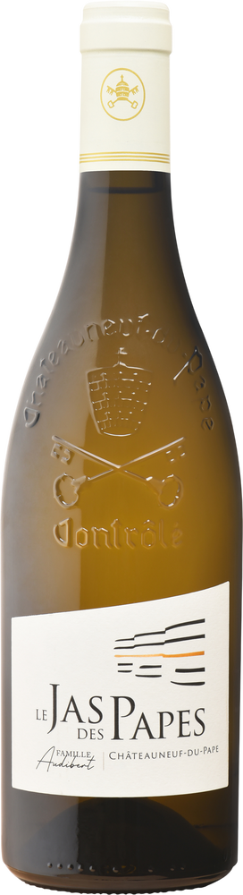 2025 Le Jas des Papes Blanc Châteauneuf du Pape AOP BIO reflection