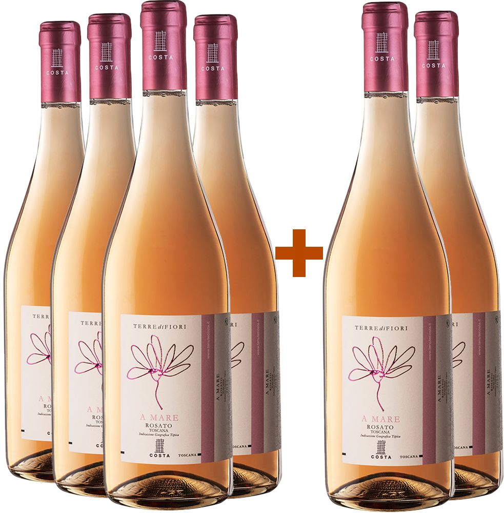 6+6 Terredifiori A Mare Rosé Toscana IGP