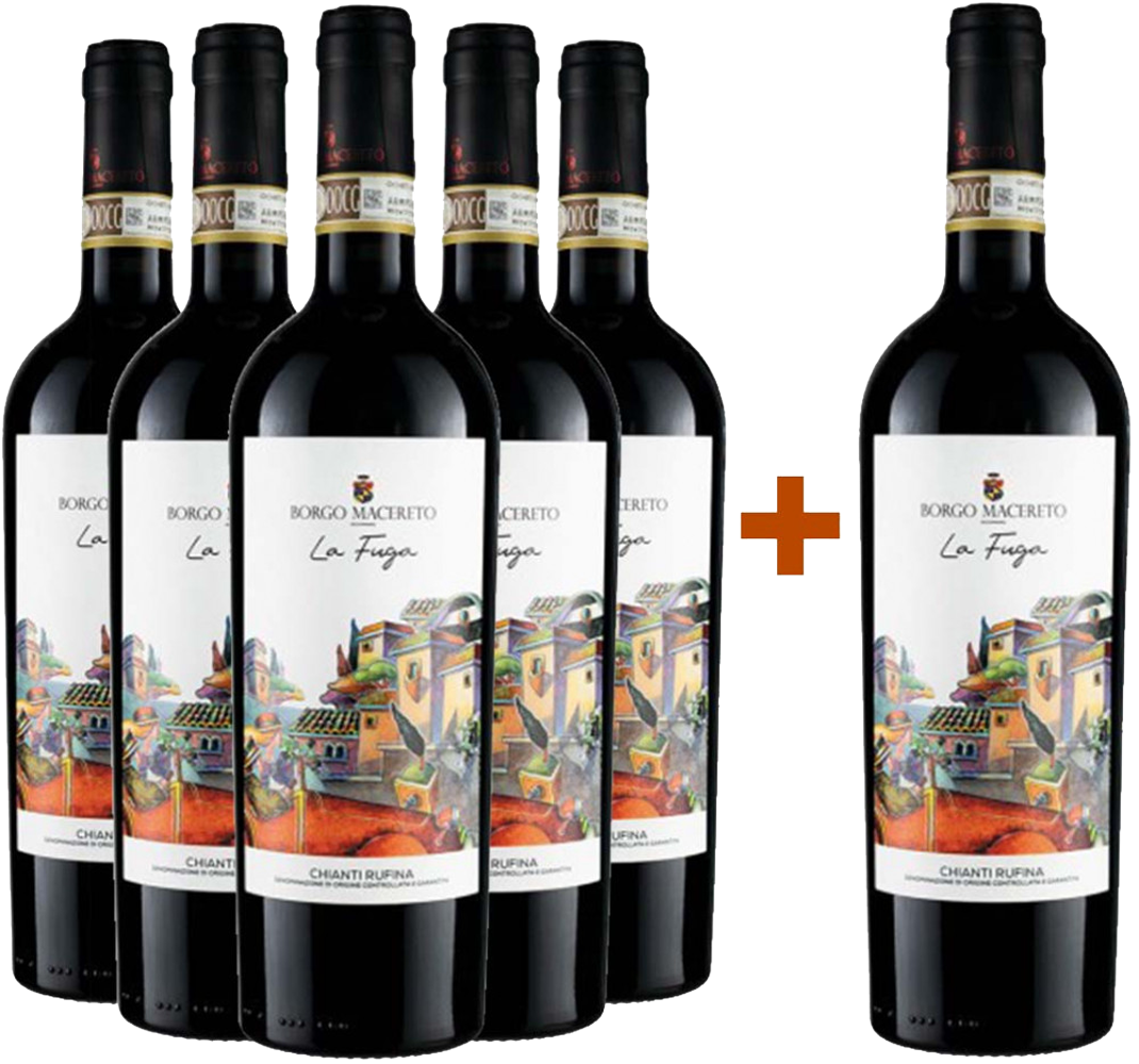 5+1 La Fuga Chianti Rufina DOCG BIO