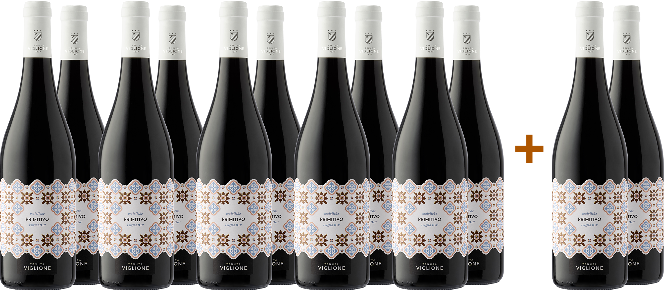 10+2 Maioliche Primitivo Puglia IGP BIO