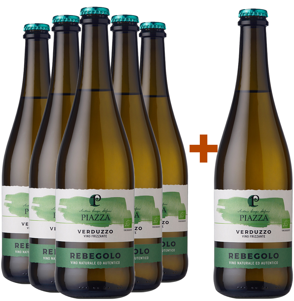 5+1 Verduzzo frizzante Veneto IGP col fondo BIO