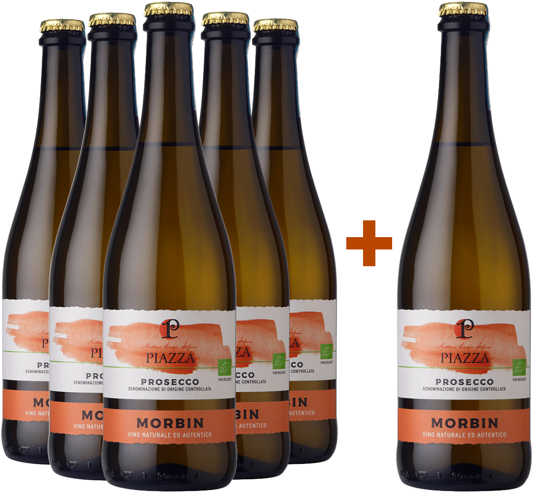 5+1 Frizzante col fondo Prosecco DOC BIO