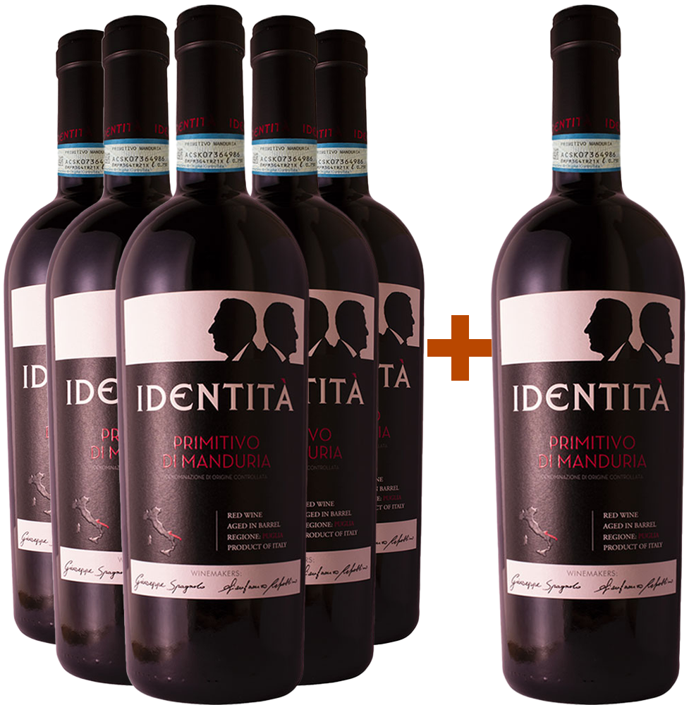 5+1 Paket Identita' Primitivo di Manduria DOC